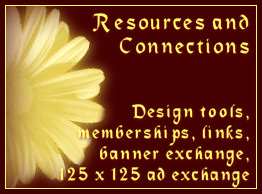 Resources, design tools, memberships, banners, and links.