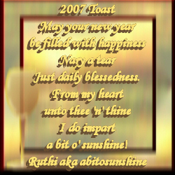 Add your 2007 blessings